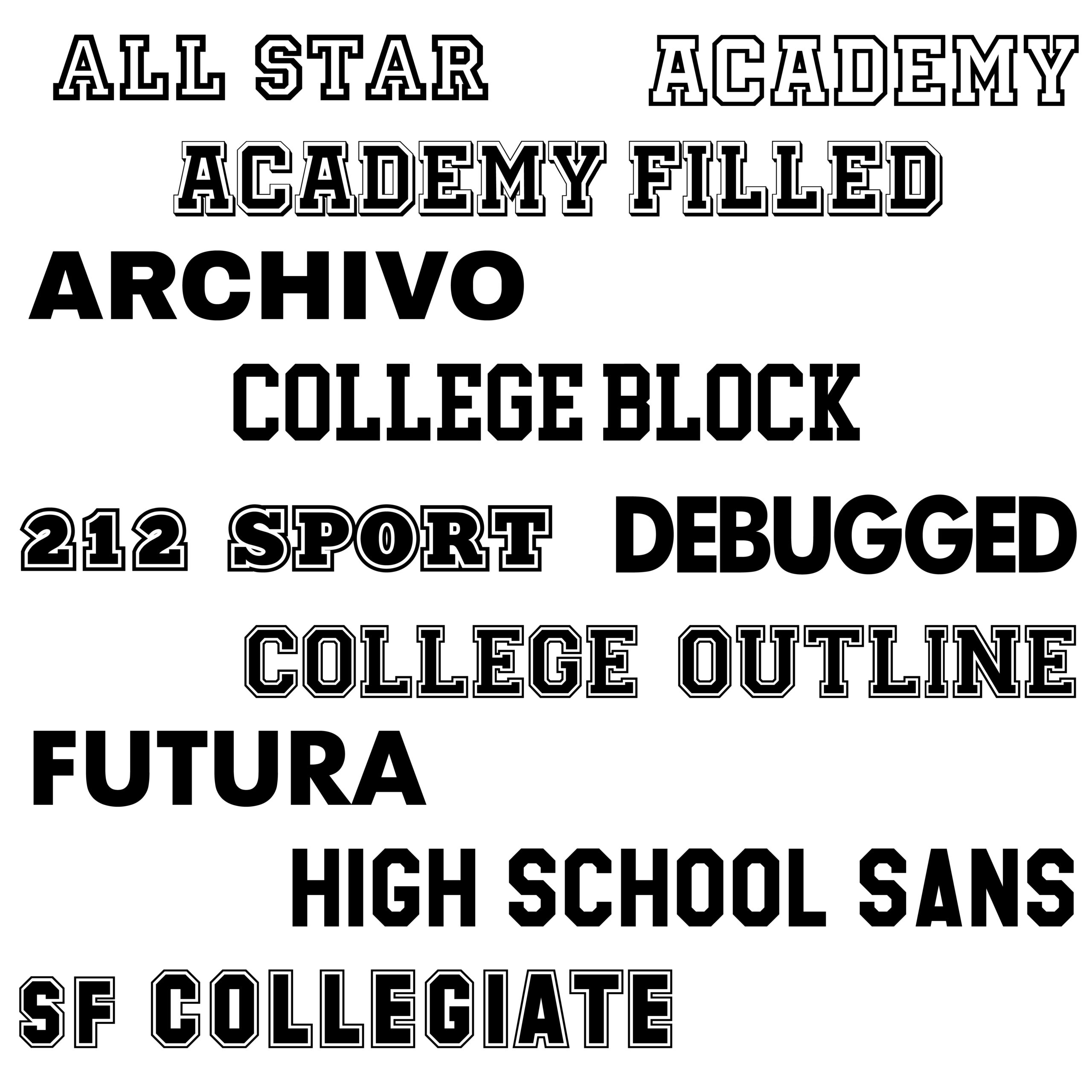 common-fonts